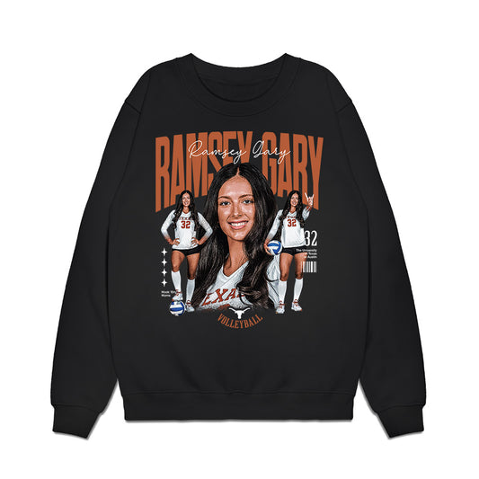 Texas - NCAA Women's Volleyball : Ramsey Gary - Collage Premium Crewneck Sweatshirt-0