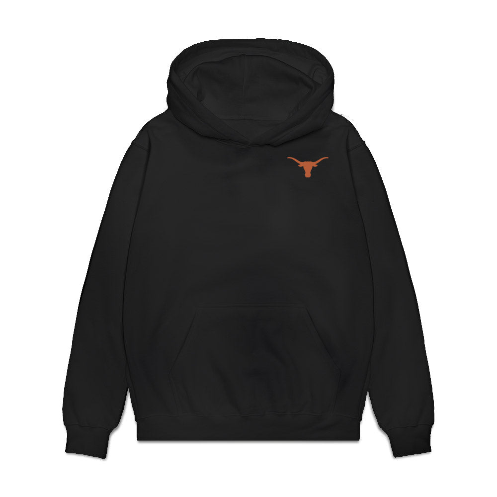 Texas - NCAA Women's Soccer : EmJ (Emily Jane) Cox - Graphic Tee Premium Hooded Sweatshirt-0