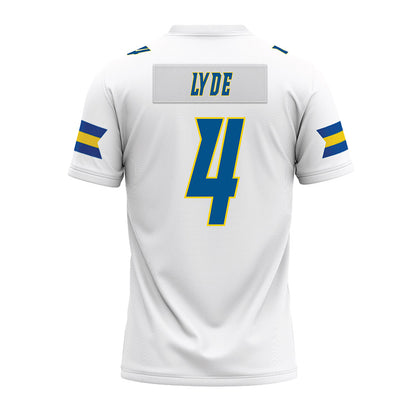 Delaware - NCAA Football : Akhoury Lyde - White Premium Football Jersey-1