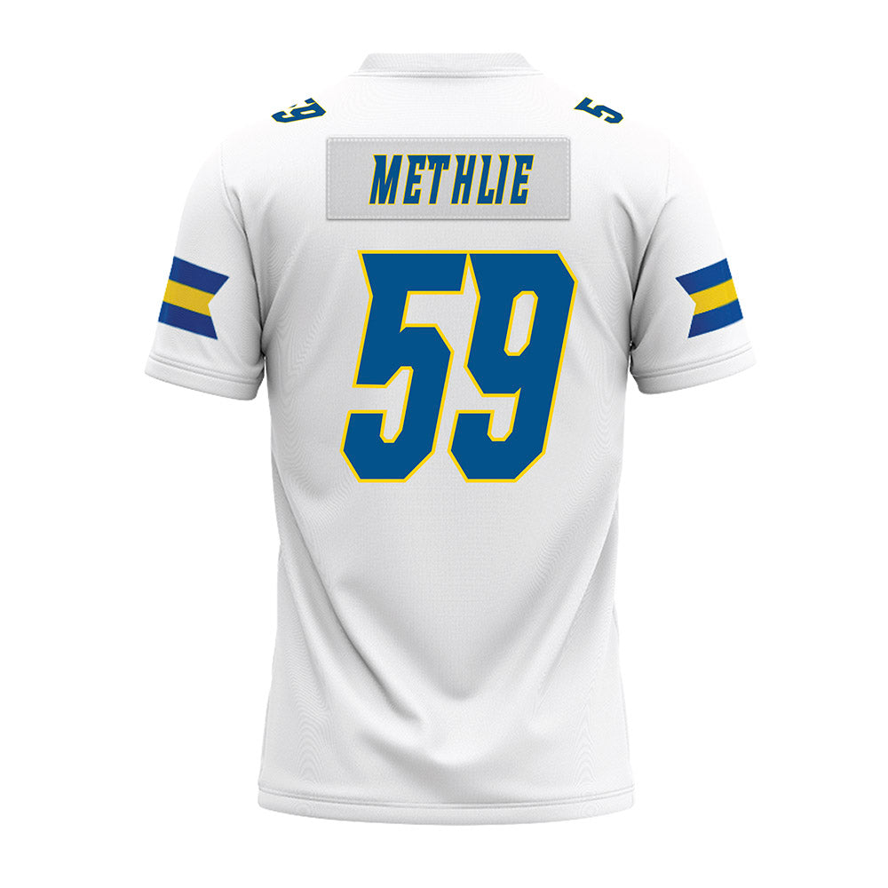 Delaware - NCAA Football : Patrick Methlie - White Premium Football Jersey-1