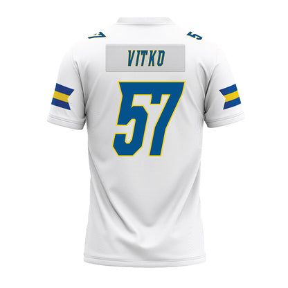 Delaware - NCAA Football : Noah Vitko - White Premium Football Jersey-1
