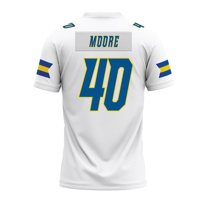 Delaware - NCAA Football : Scott Moore - White Premium Football Jersey-1