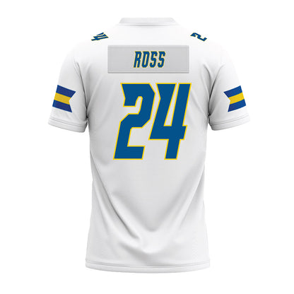 Delaware - NCAA Football : Jalen Ross - White Premium Football Jersey-1