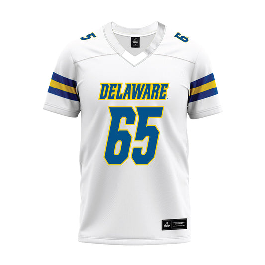 Delaware - NCAA Football : Wahkeem Roman - White Premium Football Jersey-0