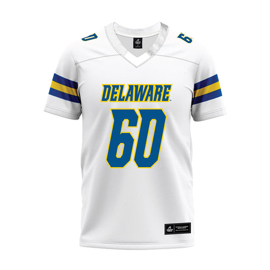 Delaware - NCAA Football : Carter Sareyka - White Premium Football Jersey-0