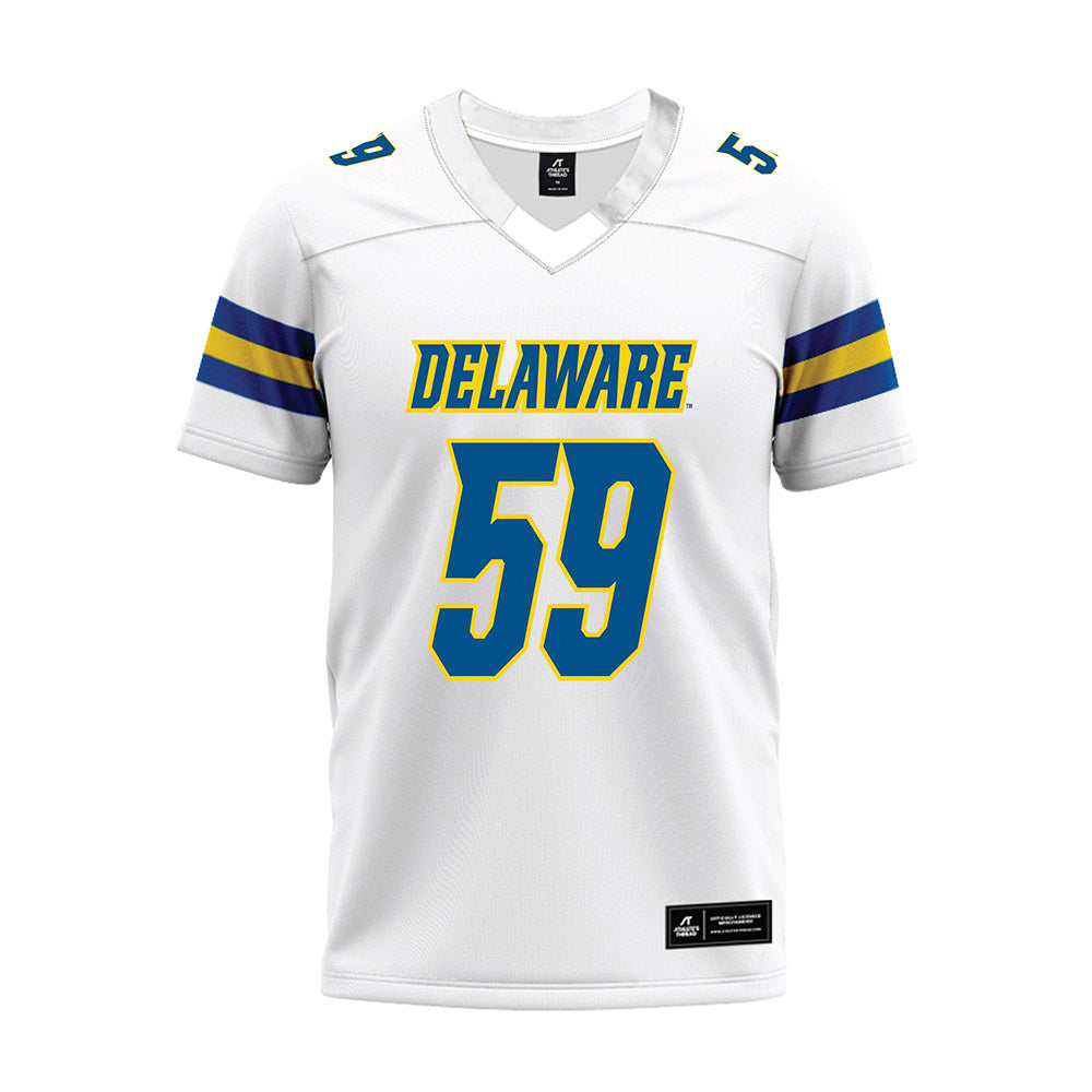 Delaware - NCAA Football : Patrick Methlie - White Premium Football Jersey-0