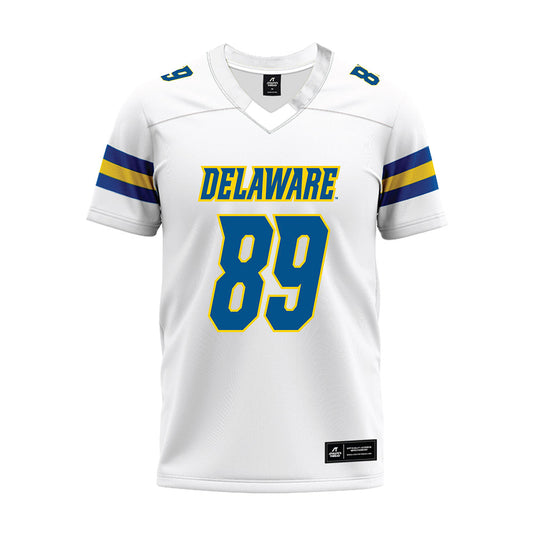 Delaware - NCAA Football : Nate Ray - White Premium Football Jersey-0