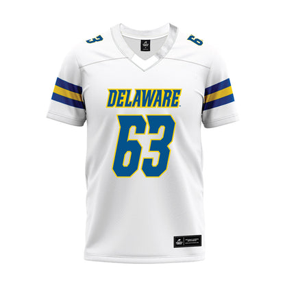 Delaware - NCAA Football : Thomas Chernasky - White Premium Football Jersey-0