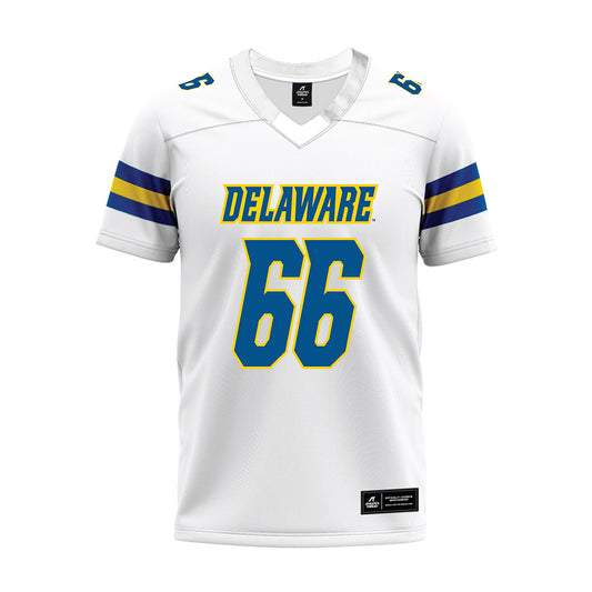 Delaware - NCAA Football : Bodie Frederick - White Premium Football Jersey-0