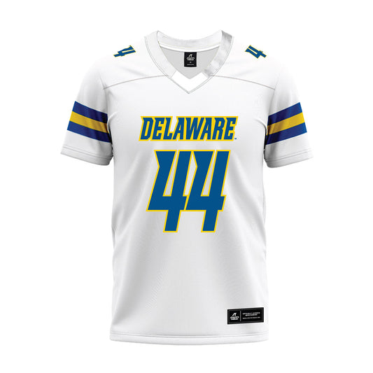 Delaware - NCAA Football : Kaeden Singleton - White Premium Football Jersey-0