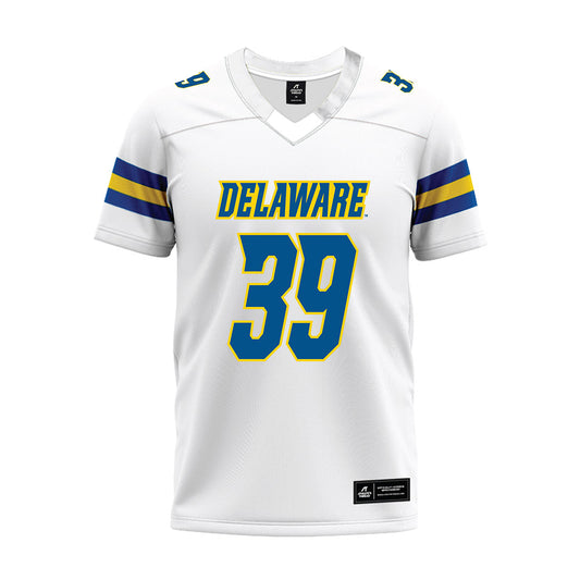 Delaware - NCAA Football : Josh Cupitt - White Premium Football Jersey-0