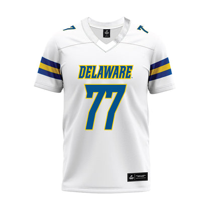 Delaware - NCAA Football : Cole Snyder - White Premium Football Jersey-0