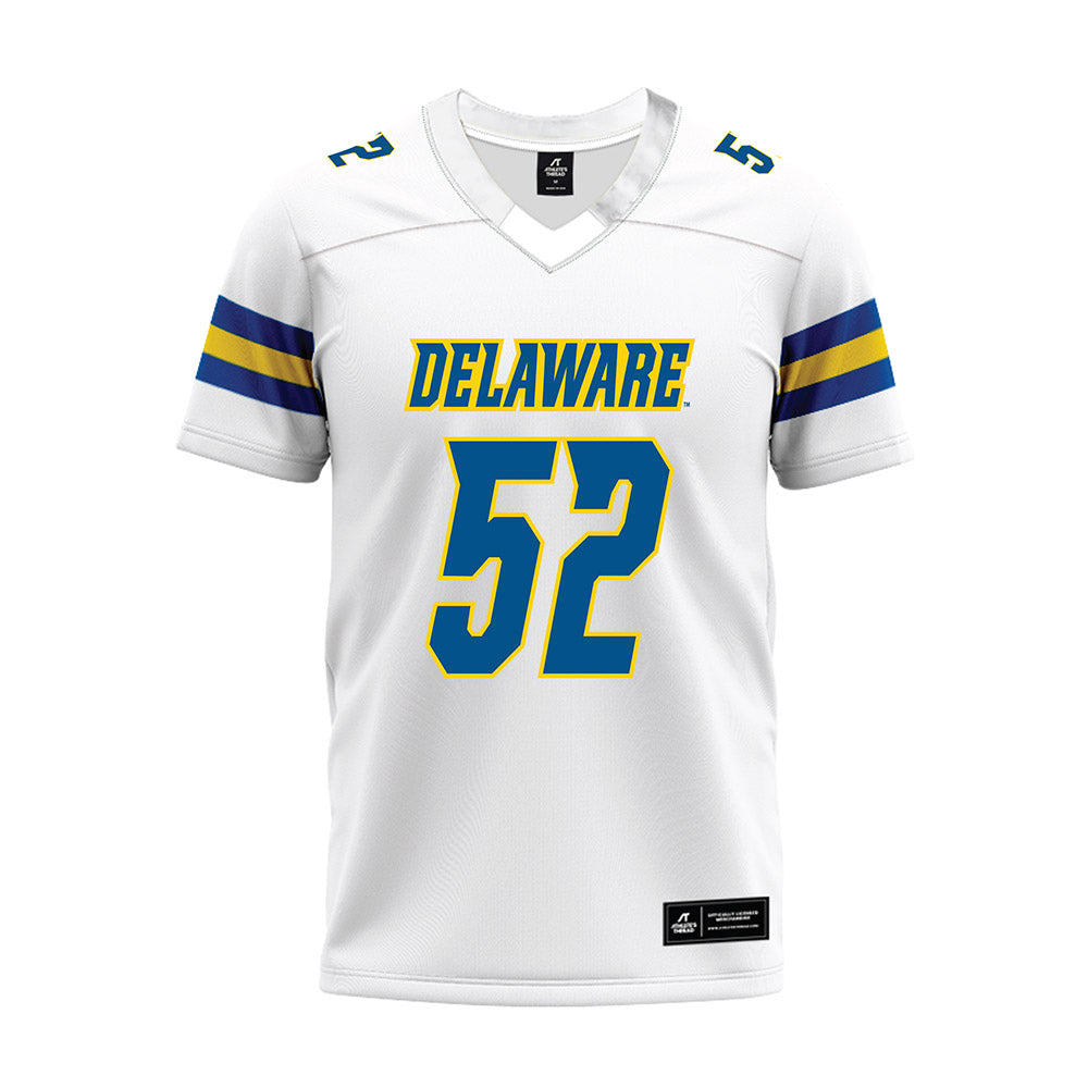 Delaware - NCAA Football : Dom Brogna - White Premium Football Jersey-0