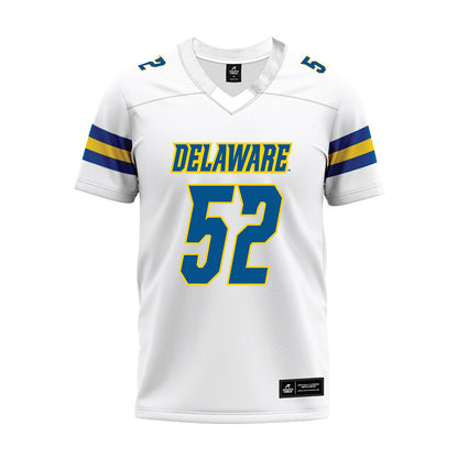 Delaware - NCAA Football : Dom Brogna - White Premium Football Jersey-0