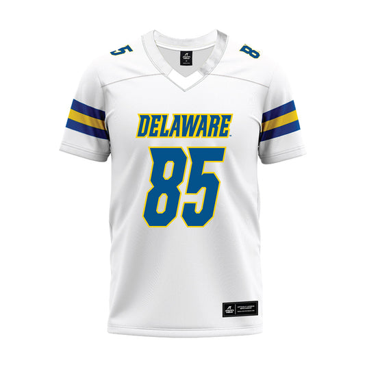 Delaware - NCAA Football : Jackson Whitacre - White Premium Football Jersey-0