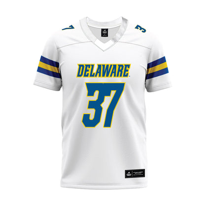 Delaware - NCAA Football : Dillon Griffith - White Premium Football Jersey-0