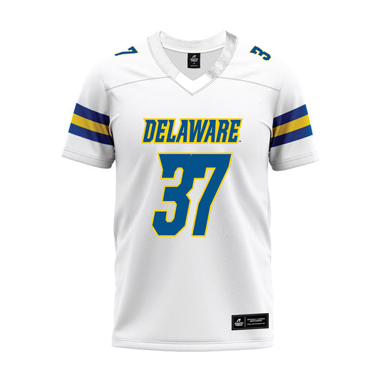 Delaware - NCAA Football : Dillon Griffith - White Premium Football Jersey-0