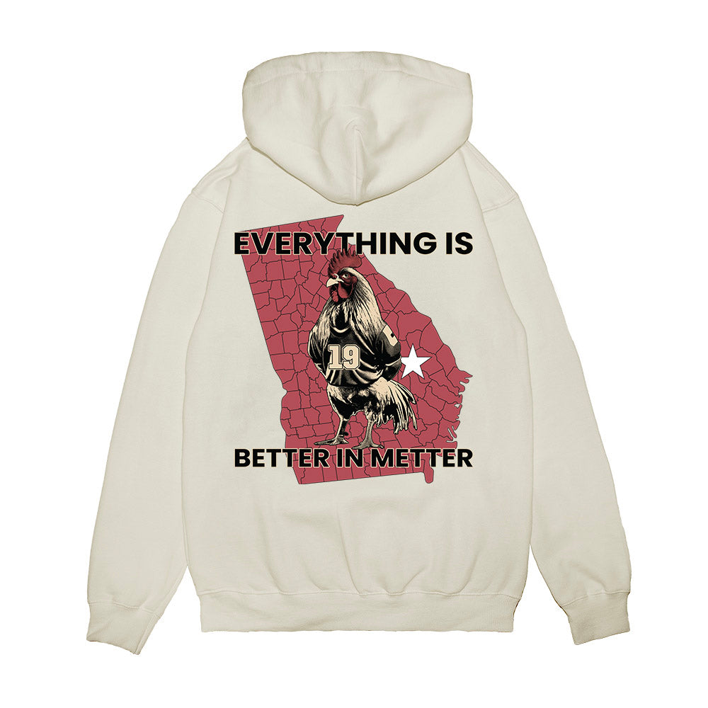 Vanderbilt - NCAA Baseball : Rustan Rigdon - Better in Metter Premium Hooded Sweatshirt-1