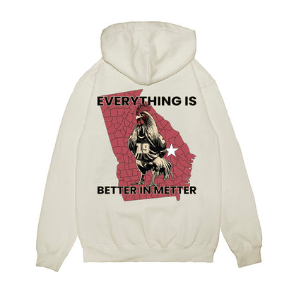 Vanderbilt - NCAA Baseball : Rustan Rigdon - Better in Metter Premium Hooded Sweatshirt-1