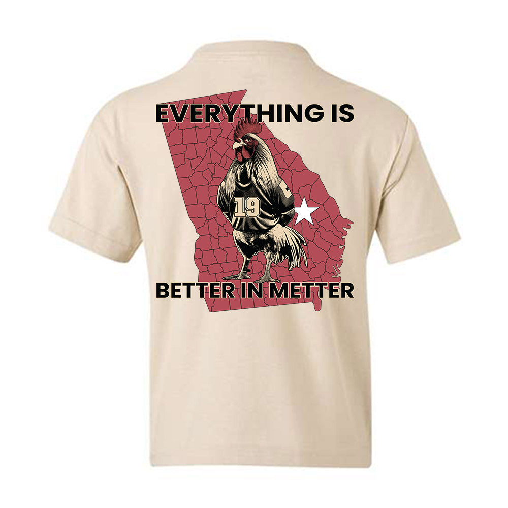 Vanderbilt - NCAA Baseball : Rustan Rigdon - Better in Metter Youth T-Shirt-1