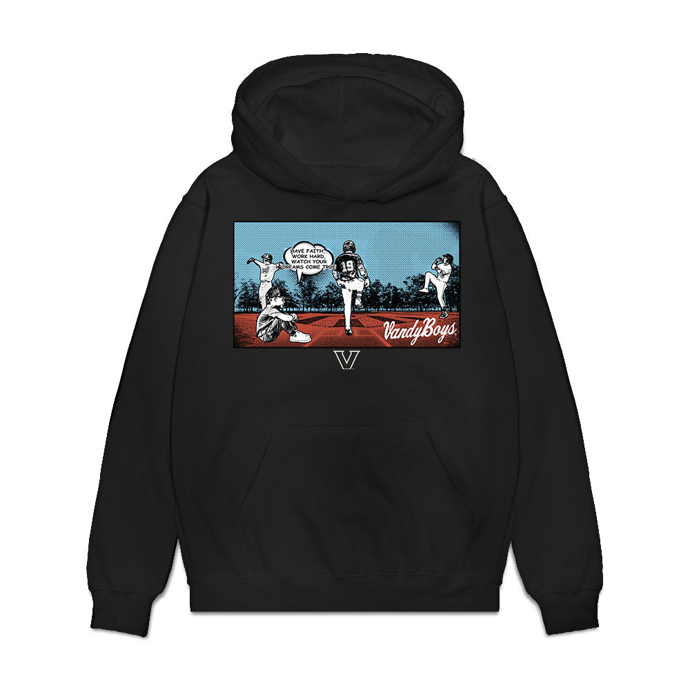 Vanderbilt - NCAA Baseball : Rustan Rigdon - Premium Hooded Sweatshirt-0