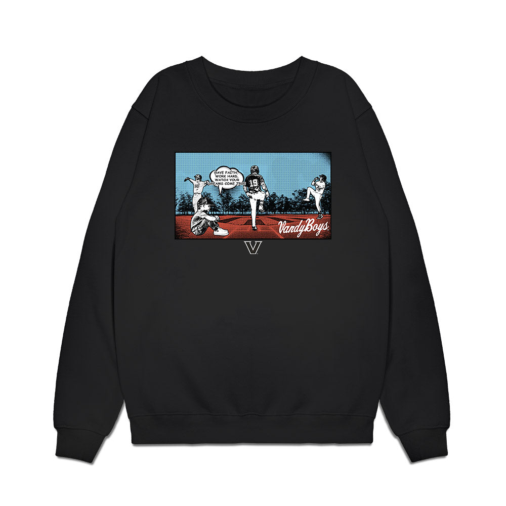 Vanderbilt - NCAA Baseball : Rustan Rigdon - Premium Crewneck Sweatshirt-0