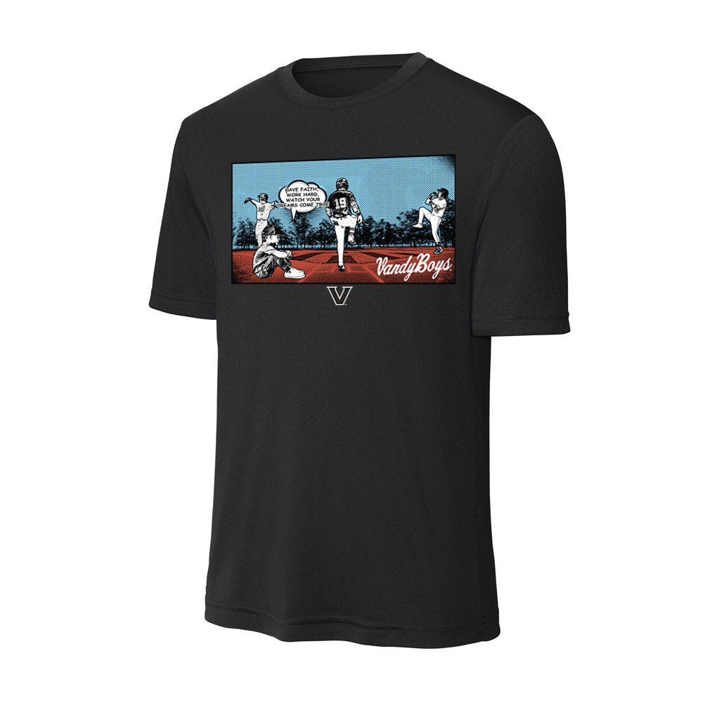 Vanderbilt - NCAA Baseball : Rustan Rigdon - Vandyboys Activewear T-Shirt-0