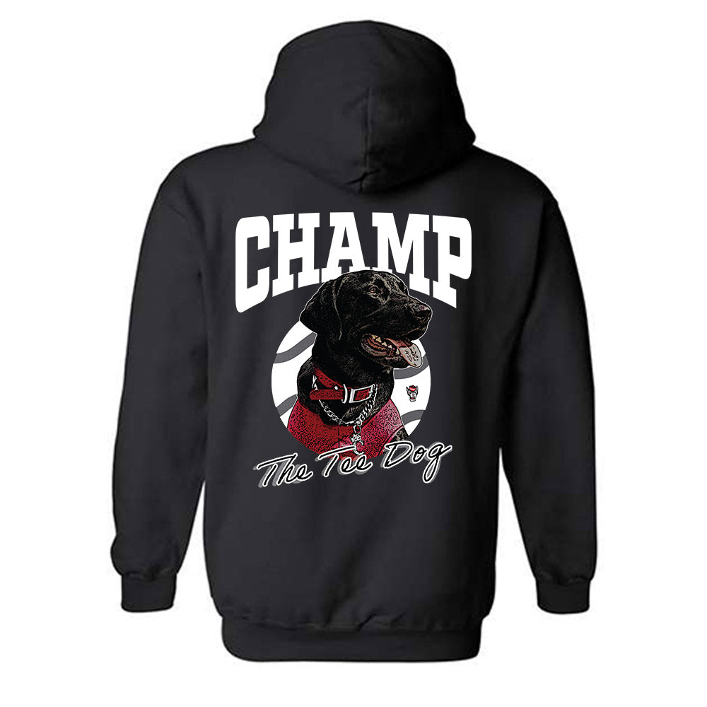 NC State - : - The Bat Dog Hooded Sweatshirt-1