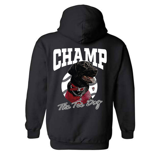 NC State - : - The Bat Dog Hooded Sweatshirt-1