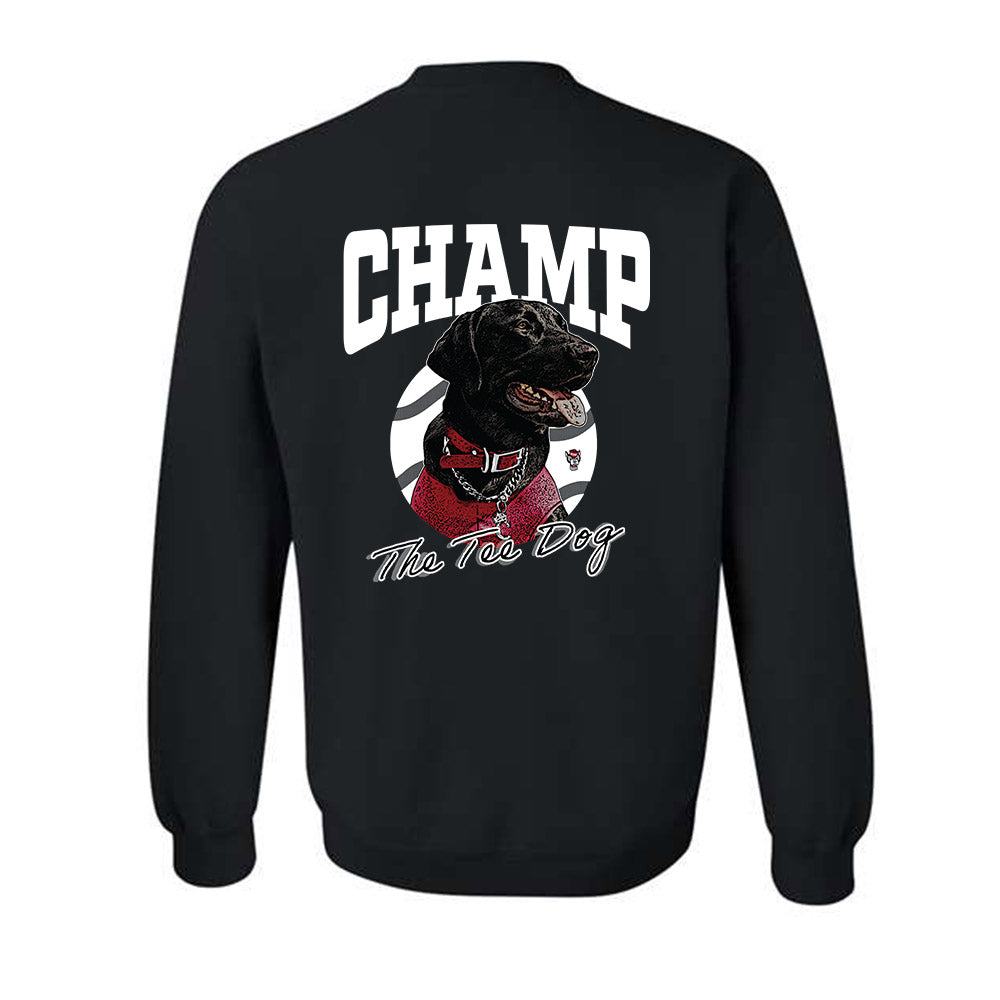 NC State - : - The Bat Dog Crewneck Sweatshirt-1