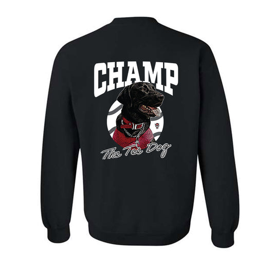 NC State - : - The Bat Dog Crewneck Sweatshirt-1