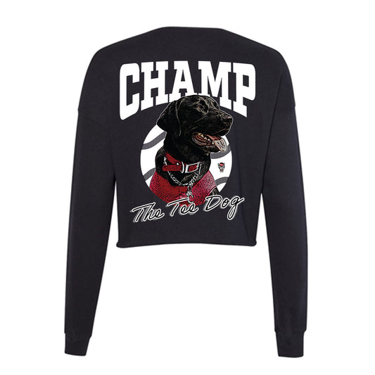 NC State - Ripken : - The Tee Dog Women's Cropped Crew Fleece-1