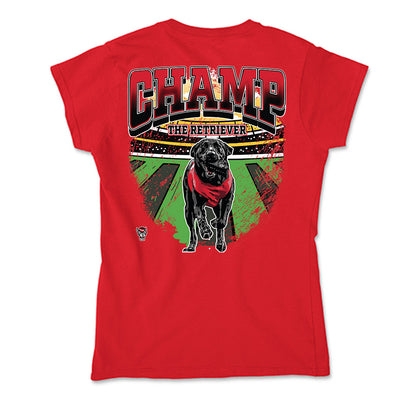 NC State - Ripken : - Champ The Retriever Soft Style Women’s T-Shirt-1