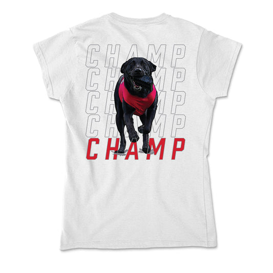 NC State - Ripken : - Champ The Tee Dog Soft Style Women’s T-Shirt-1