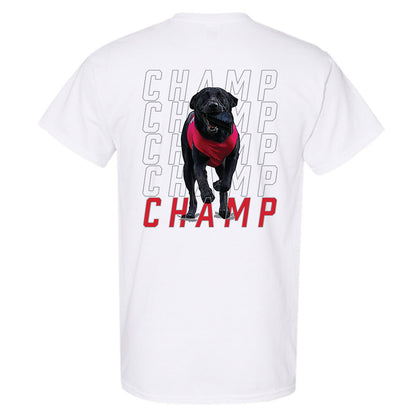 NC State - NCAA Football : - Champ The Tee Dog T-Shirt-1