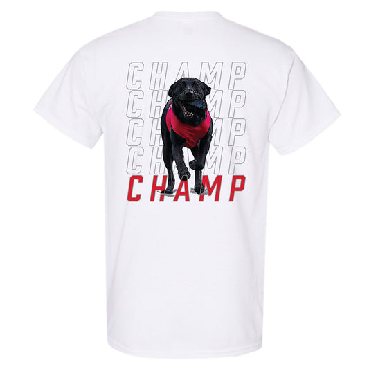 NC State - NCAA Football : - Champ The Tee Dog T-Shirt-1