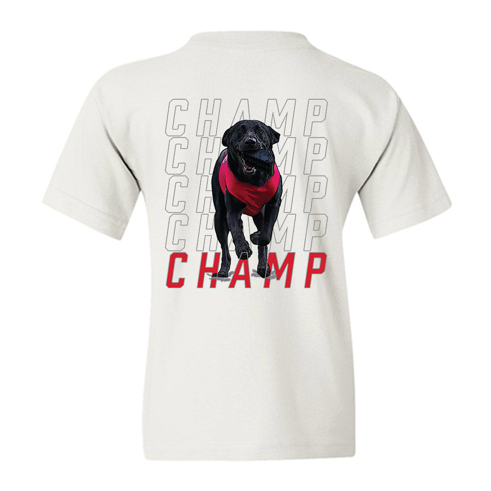 NC State - NCAA Football : - Champ The Tee Dog Youth T-Shirt-1