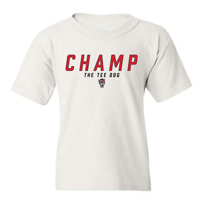 NC State - NCAA Football : - Champ The Tee Dog Youth T-Shirt-0