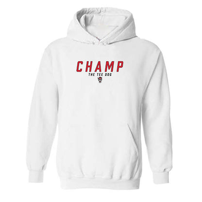 NC State - NCAA Football : - Champ The Tee Dog Hooded Sweatshirt-0