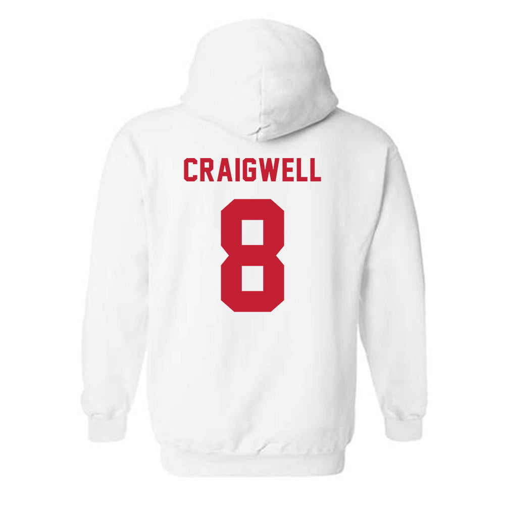  - NCAA Women's Basketball : Alyssa Craigwell - Classic Shersey Hooded Sweatshirt-1