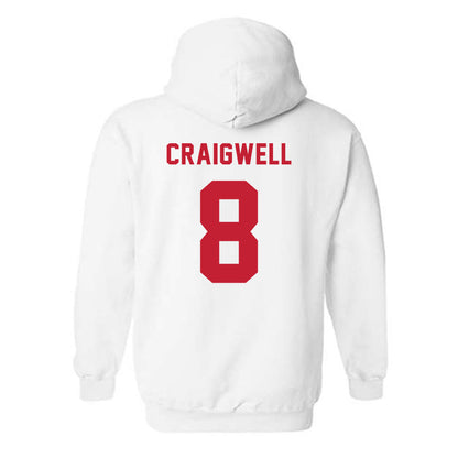  - NCAA Women's Basketball : Alyssa Craigwell - Classic Shersey Hooded Sweatshirt-1
