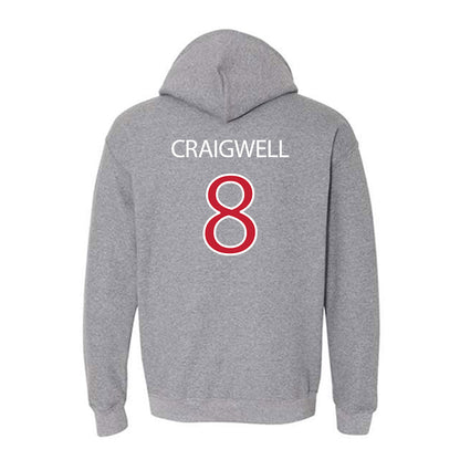  - NCAA Women's Basketball : Alyssa Craigwell - Classic Shersey Hooded Sweatshirt-1