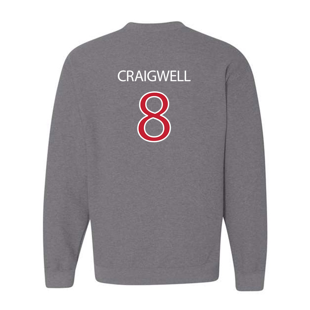  - NCAA Women's Basketball : Alyssa Craigwell - Classic Shersey Crewneck Sweatshirt-1
