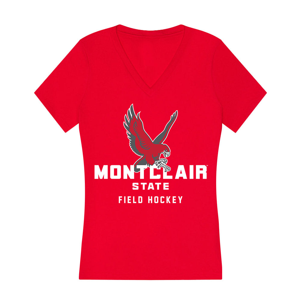  - NCAA Women's Field Hockey : Faith Wolf - Classic Shersey Women's V-Neck T-Shirt-0