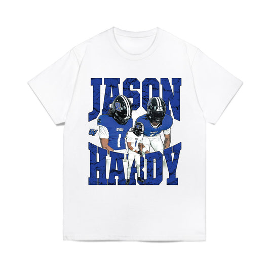 Grand Valley - NCAA Football : Jason Hardy - Collage Comfort Colors T-Shirt-0