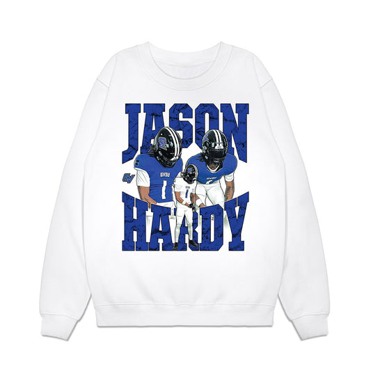 Grand Valley - NCAA Football : Jason Hardy - Collage Premium Crewneck Sweatshirt-0
