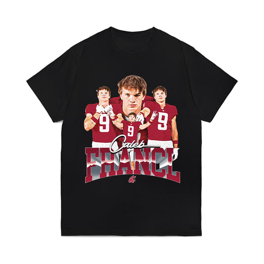 WSU - NCAA Football : Caleb Francl - Collage Comfort Colors T-Shirt-0