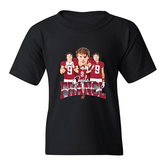 WSU - NCAA Football : Caleb Francl - Collage Youth T-Shirt-0