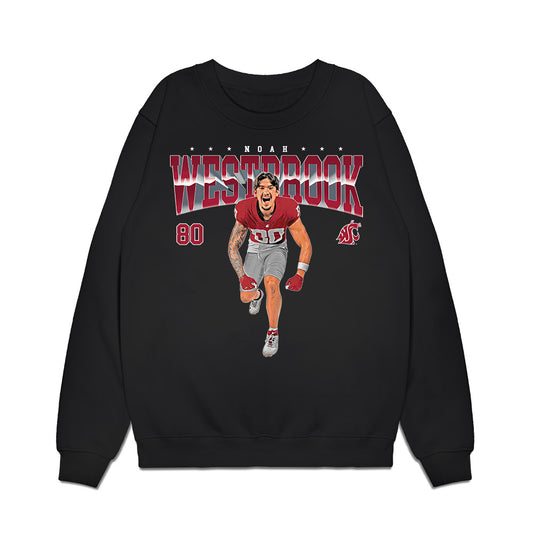 WSU - NCAA Football : Noah Westbrook - Collage Premium Crewneck Sweatshirt-0