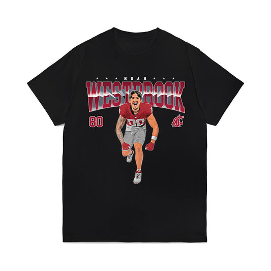 WSU - NCAA Football : Noah Westbrook - Collage Comfort Colors T-Shirt-0